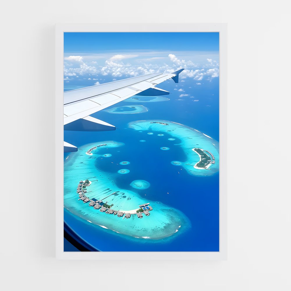 Poster Maldives de diving – affiche Plongée sous-marine (vue 3)